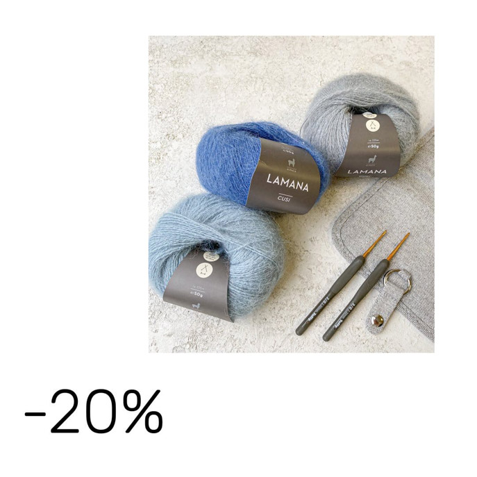 Скидка 20% на пряжу из сури альпака!