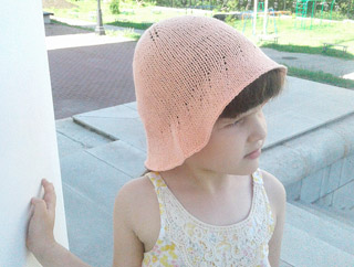 МК детская шляпка спицами