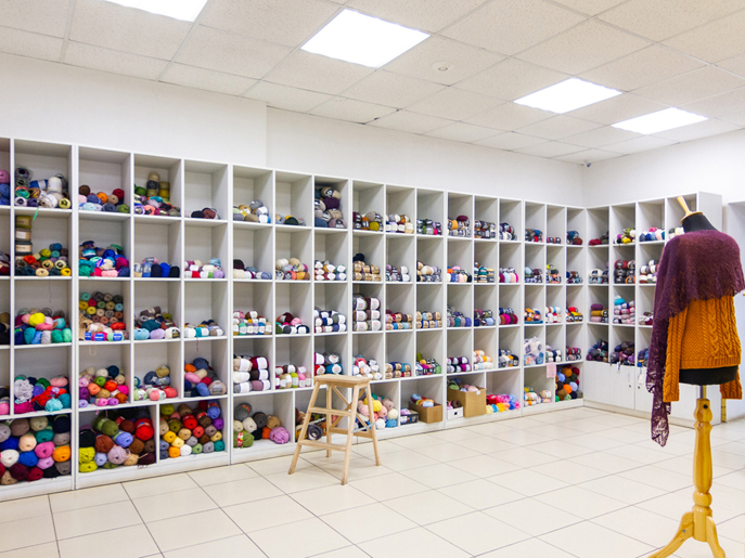 Скидка на пряжу для посетителей шоурума